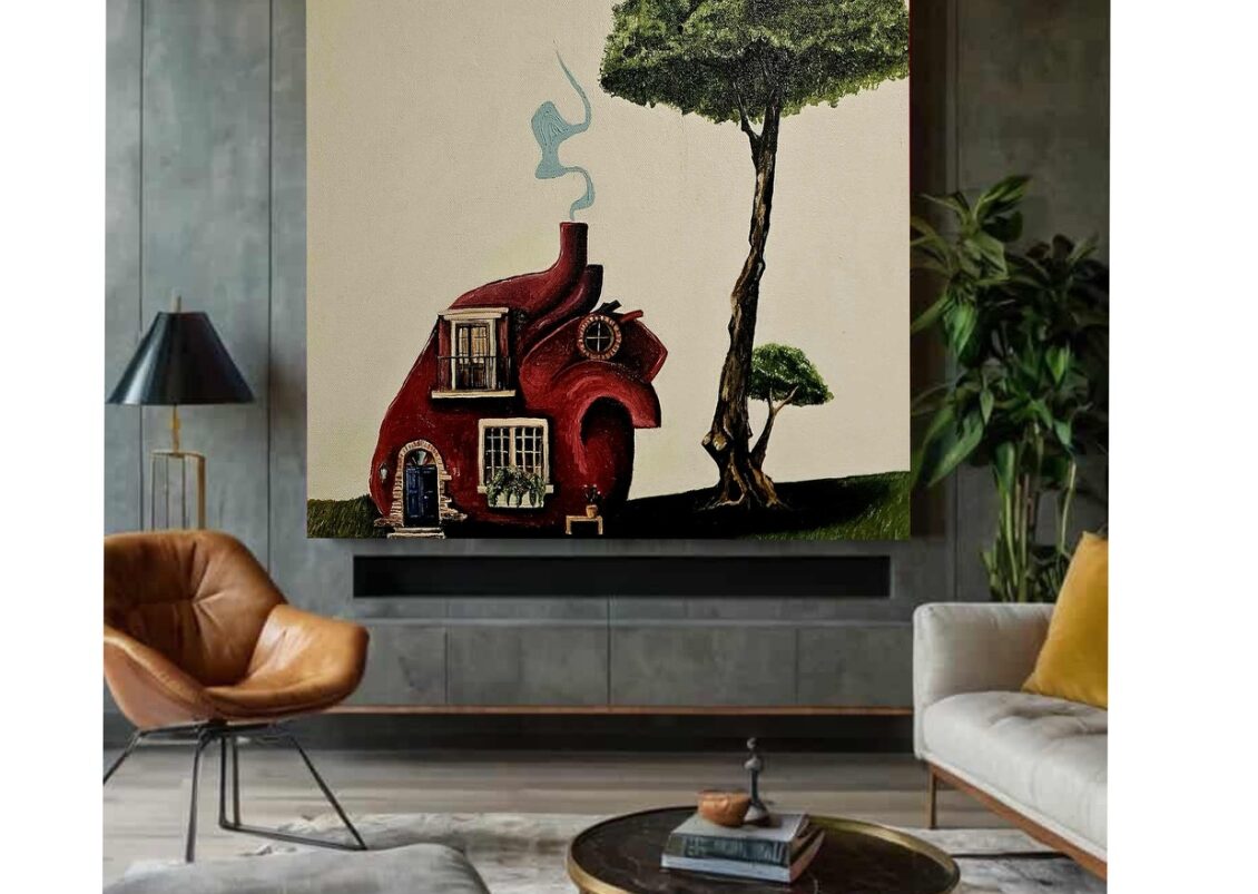 Oil painting by Miguel Aguilar, Pop Art